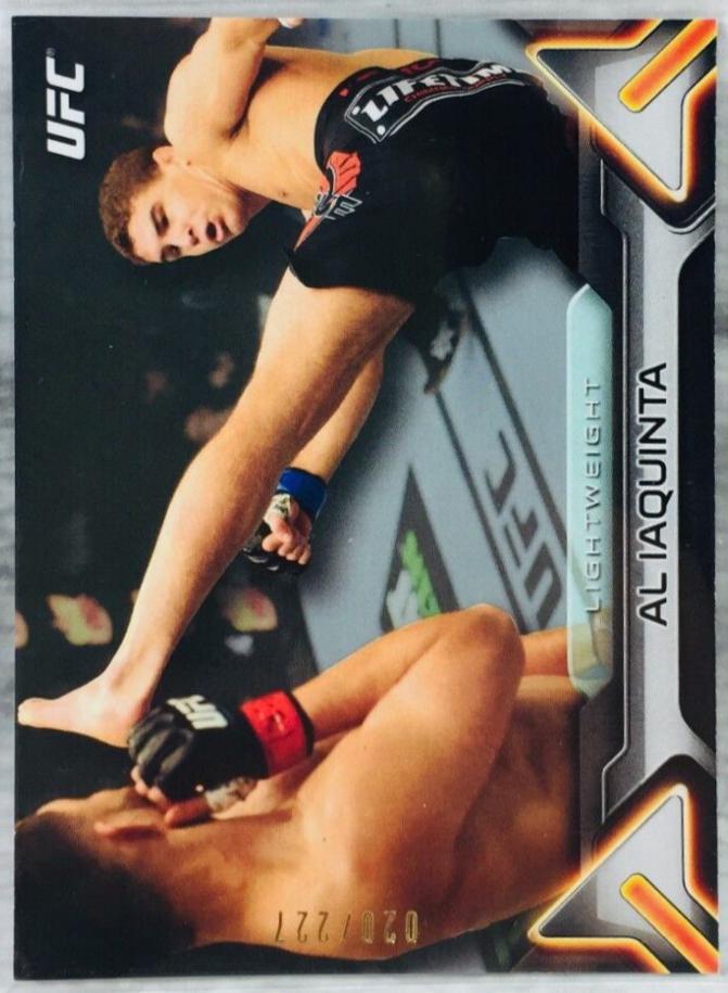 Al Iaquinta 2016 Topps UFC Knockout Base #38 Silver