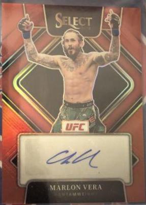 Marlon Vera 2022 Panini Select UFC Signatures #40 Red