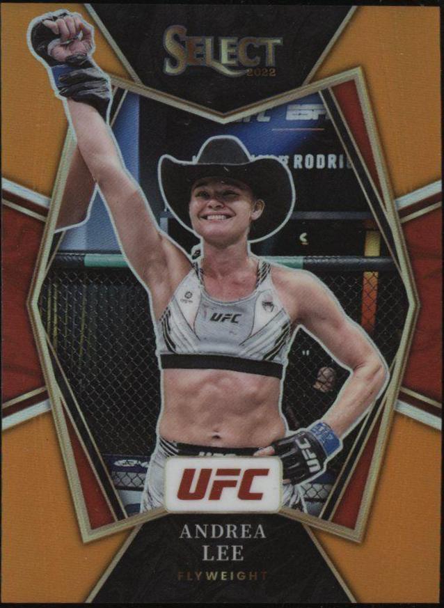 Andrea Lee 2022 Panini Select UFC Premier Level #166 Orange