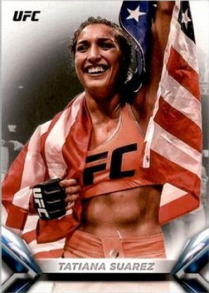 Tatiana Suarez 2018 Topps UFC Knockout Base #92 Green