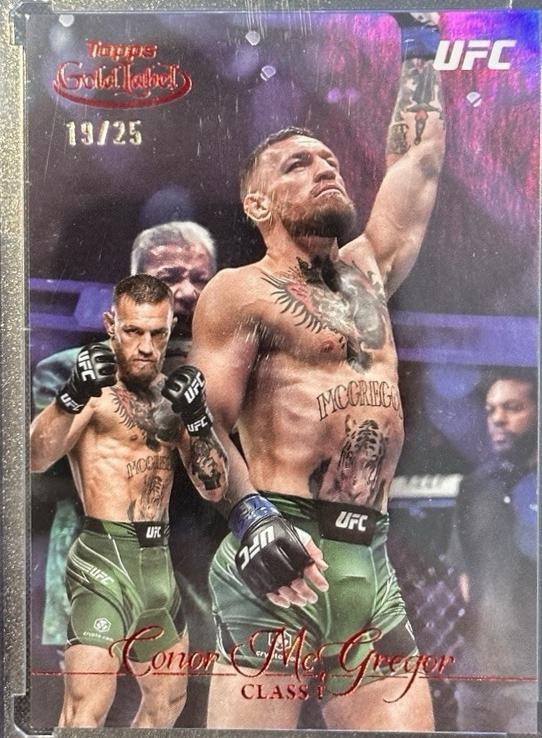 Conor McGregor 2024 Topps Gold Label UFC Base Class I #53 Red