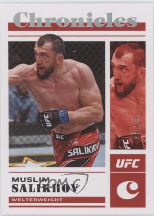 Muslim Salikhov 2023 Panini Chronicles UFC Base Chronicles #29 Silver