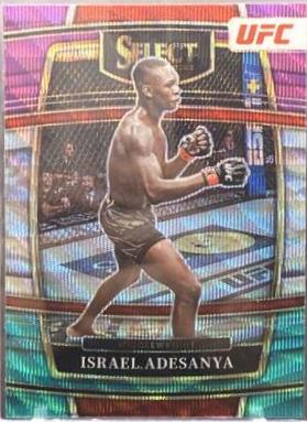Israel Adesanya 2021 Panini Select UFC Octagonside #233 Scope