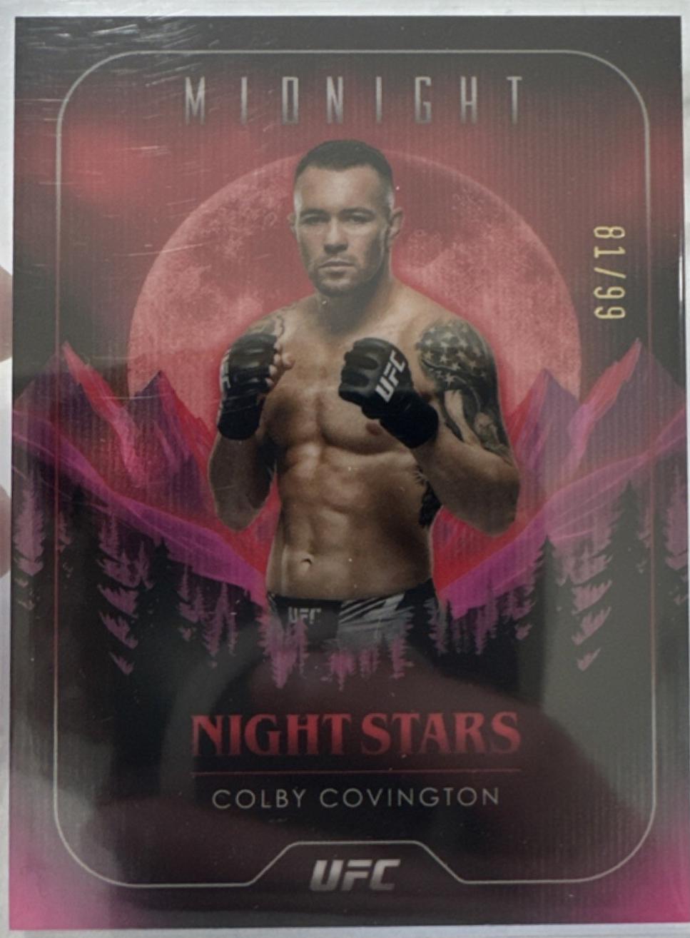 Colby Covington 2024 Topps Midnight UFC Night Stars #NS-29 Twilight