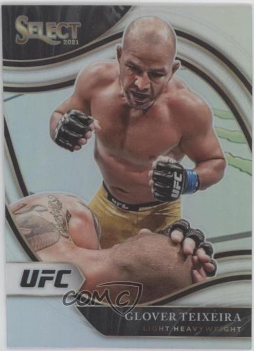 Glover Teixeira 2021 Panini Select UFC Octagonside #203 Silver