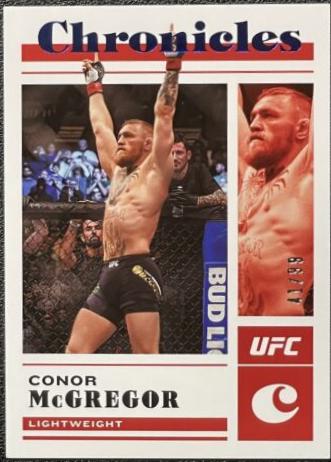 Conor McGregor 2023 Panini Chronicles UFC Base Chronicles #44 Blue