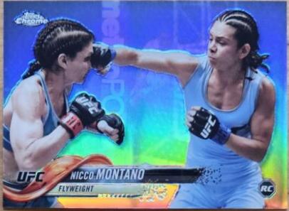Nicco Montaño 2018 Topps Chrome UFC Base #12 Refractor