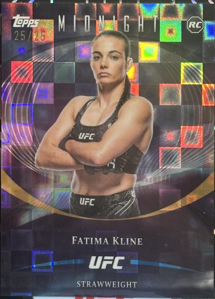 Fatima Kline 2026 Topps Midnight UFC Base #2 Black Light