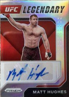 Matt Hughes 2022 Panini Prizm UFC Legendary Signatures #8 Silver