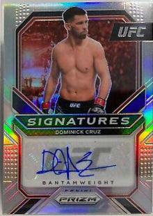 Dominick Cruz 2021 Panini Prizm UFC Signatures #10 Silver