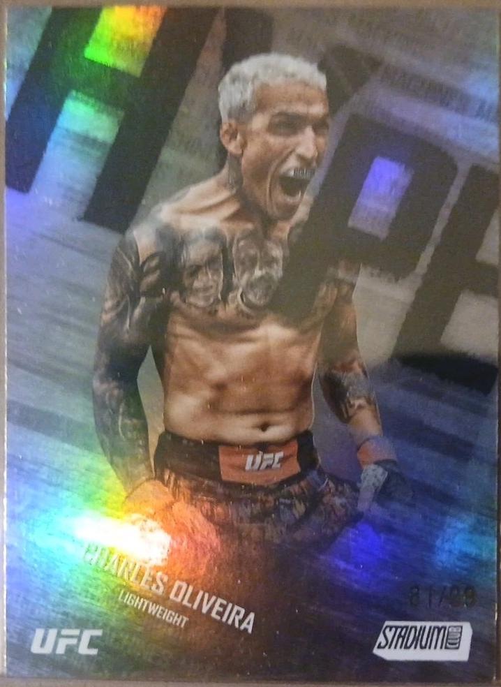 Charles Oliveira 2025 Topps Stadium Club UFC Hype Machines #HM-20 Black