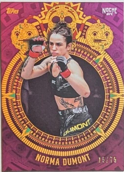 Norma Dumont 2024 Topps Noche UFC Base #10 Pink