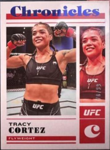 Tracy Cortez 2023 Panini Chronicles UFC Base Chronicles #31 Blue