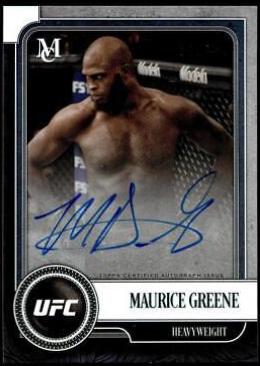 Maurice Greene 2019 Topps UFC Museum Collection Museum Autographs #MA-MG