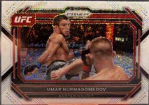 Umar Nurmagomedov 2023 Panini Prizm UFC Base #53 White Sparkle