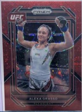 Alexa Grasso 2023 Panini Prizm Under Card UFC Base #121 Red