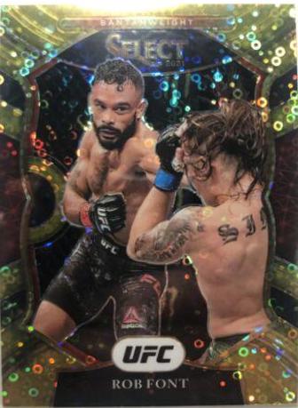 Rob Font 2021 Panini Select UFC Concourse #99 Gold Disco