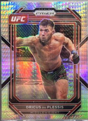 Dricus Du Plessis 2023 Panini Prizm UFC Base #195 Silver