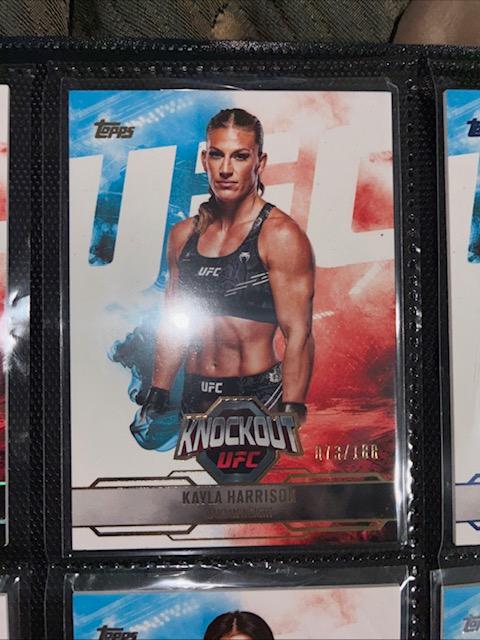 Kayla Harrison 2025 Topps Knockout UFC Base #40 Gold