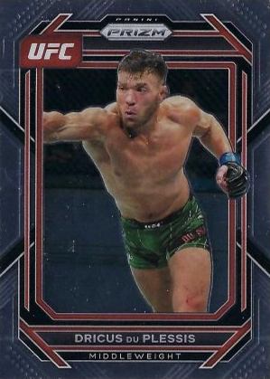Dricus Du Plessis 2023 Panini Prizm UFC Base #195 Black