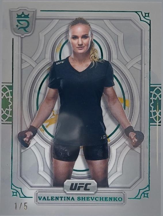 Valentina Shevchenko 2024 Topps Royalty UFC Base #84 Green