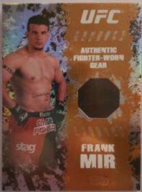 Frank Mir 2010 Topps UFC Main Event Base #18 Bronze
