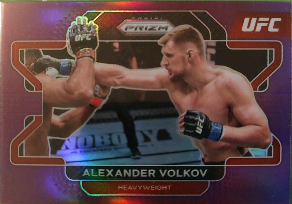 Alexander Volkov 2022 Panini Prizm UFC Base #45 Purple