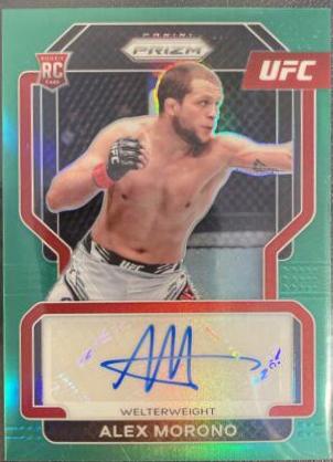 Alex Morono 2022 Panini Prizm UFC Signatures #SG-AMR Green