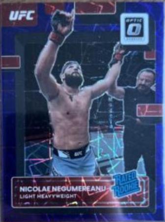Nicolae Negumereanu 2023 Panini Donruss Optic UFC Base #123 Purple Velocity