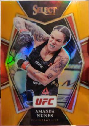 Amanda Nunes 2022 Panini Select UFC Premier Level #193 Orange