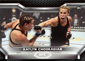 Katlyn Cerminara 2020 Topps UFC Knockout Base #7 Red