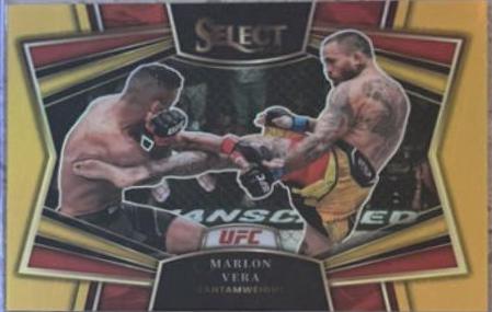 Marlon Vera 2023 Panini Select UFC Snapshots #10 Gold