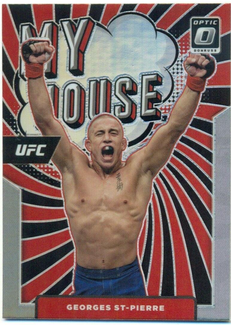 Georges St-Pierre 2022 Panini Donruss Optic UFC My House #25 Holo