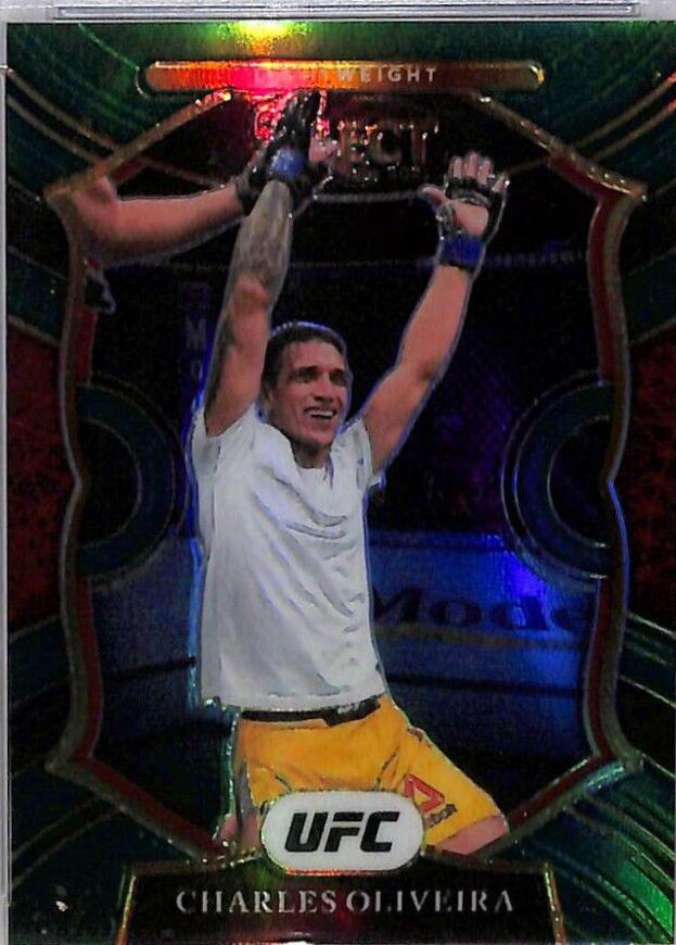 Charles Oliveira 2021 Panini Select UFC Concourse #68 Green