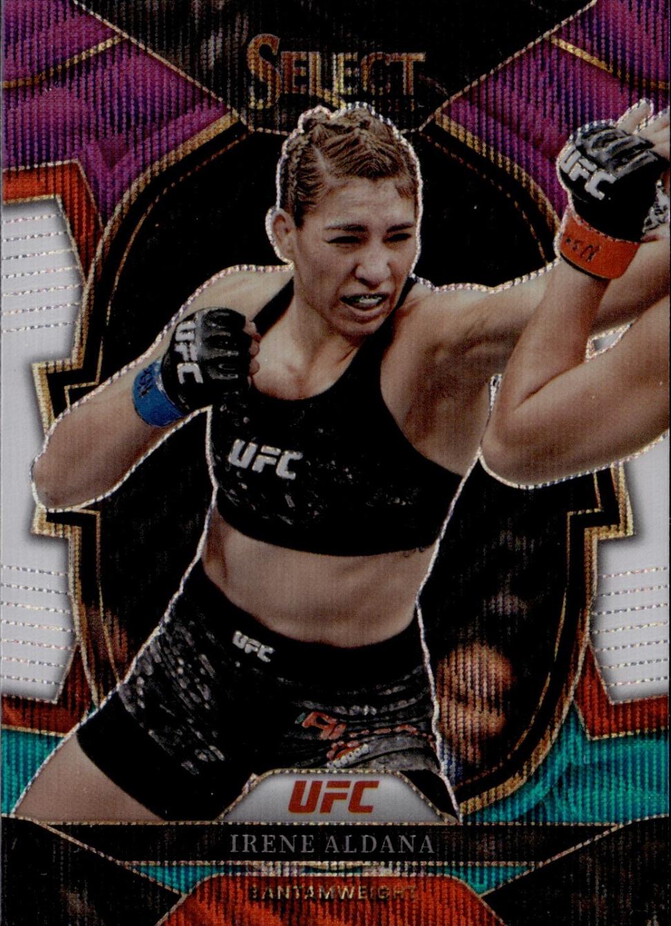 Irene Aldana 2023 Panini Select UFC Concourse #84 Tri Color