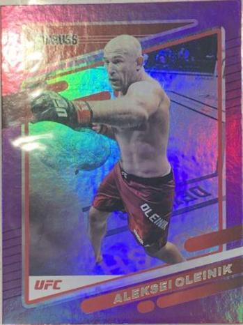 Aleksei Oleinik 2022 Panini Donruss UFC Base #173 Purple Flood
