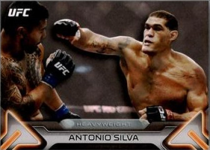 Antonio Silva 2016 Topps UFC Knockout Base #55 Red