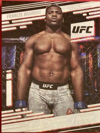 Francis Ngannou 2021 Panini Chronicles UFC Base Prestige #79 Asia