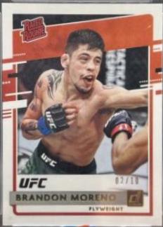 Brandon Moreno 2021 Panini Chronicles UFC Base Noir #315 Gold