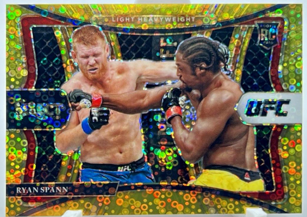 Ryan Spann 2021 Panini Select UFC Premier Level #109 Gold Disco