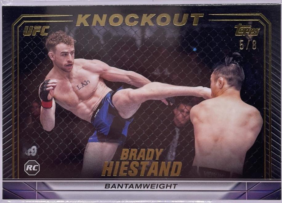 Brady Hiestand 2024 Topps Knockout UFC Base #54 Gold