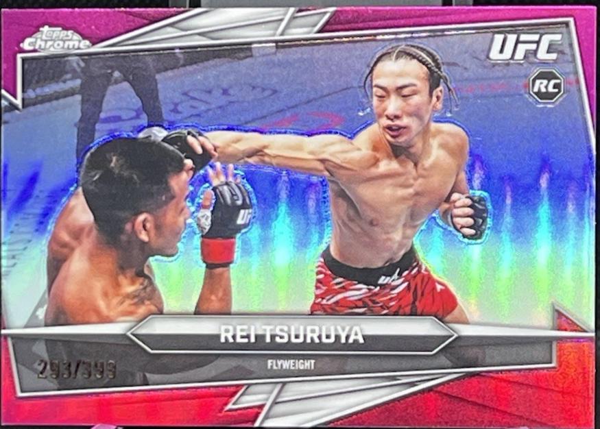 Rei Tsuruya 2026 Topps Chrome UFC Base #66 Magenta Refractor
