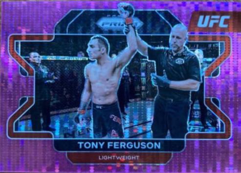 Tony Ferguson 2022 Panini Prizm UFC Base #22 Pink Pulsar