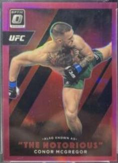 Conor McGregor 2022 Panini Donruss Optic UFC Base #75 Pink
