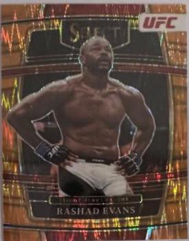 Rashad Evans 2022 Panini Select UFC Concourse #52 Orange Flash