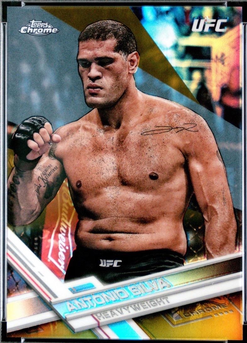 Antonio Silva 2017 Topps Chrome UFC Base #4 Gold