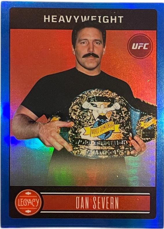 Dan Severn 2023 Panini Chronicles UFC Base Legacy Premium Edition #348 Blue