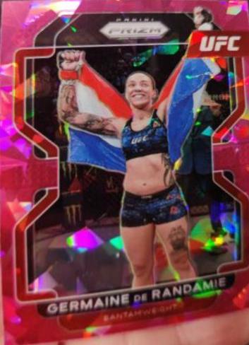 Germaine de Randamie 2022 Panini Prizm UFC Base #173 Pink Ice