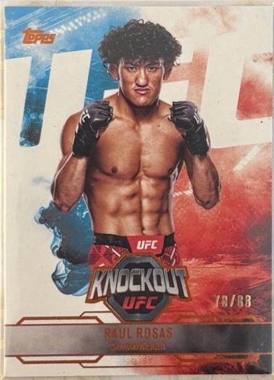 Raul Rosas 2025 Topps Knockout UFC Base #67 Orange