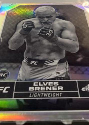 Elves Brener 2024 Topps Chrome UFC Base #29 Negative Refractor